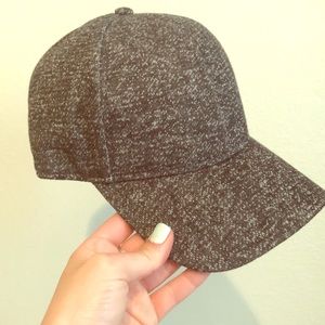 Gray Structured Baseball Cap